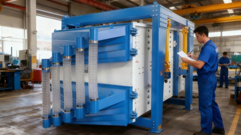 方形搖擺篩總“掉鏈子”？銀星3步保養(yǎng)法，石英砂篩分年省60%成本！